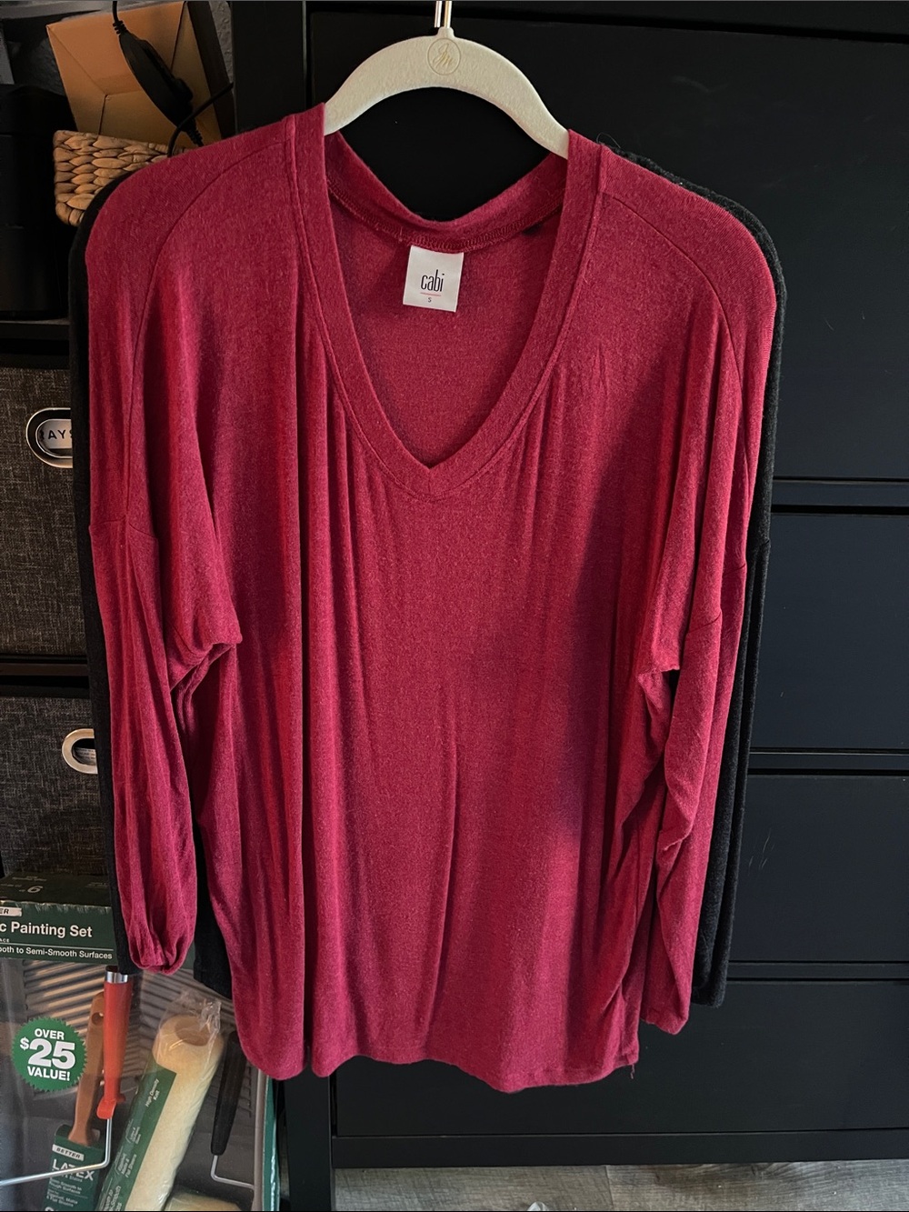 CAbi Serenity Sleeve V-Neck Top